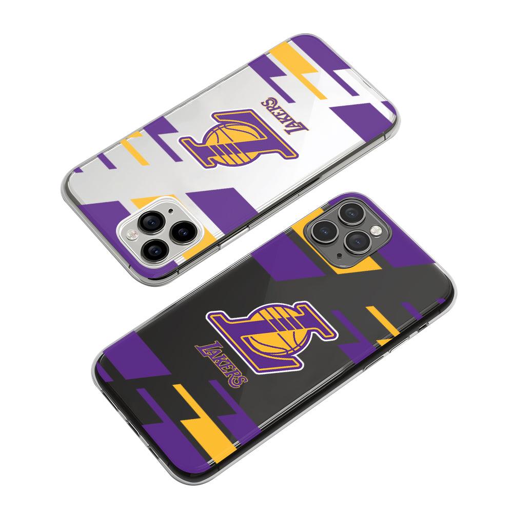 NBA Los Angeles Lakers Shining The Layout Clear Soft Case-Oxvistore
