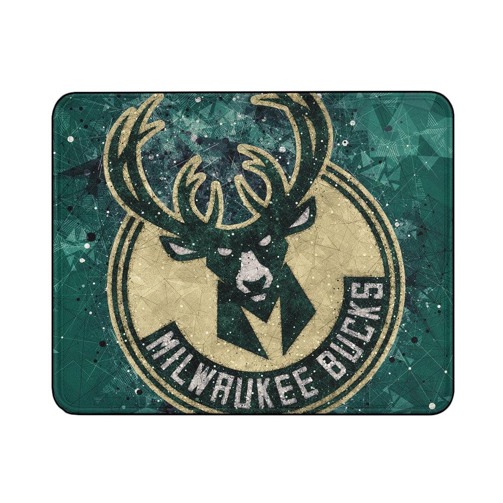 NBA Milwaukee Bucks Abstract Mouse Pads | Custom Mouse Pad with Non-Slip Rubber Base