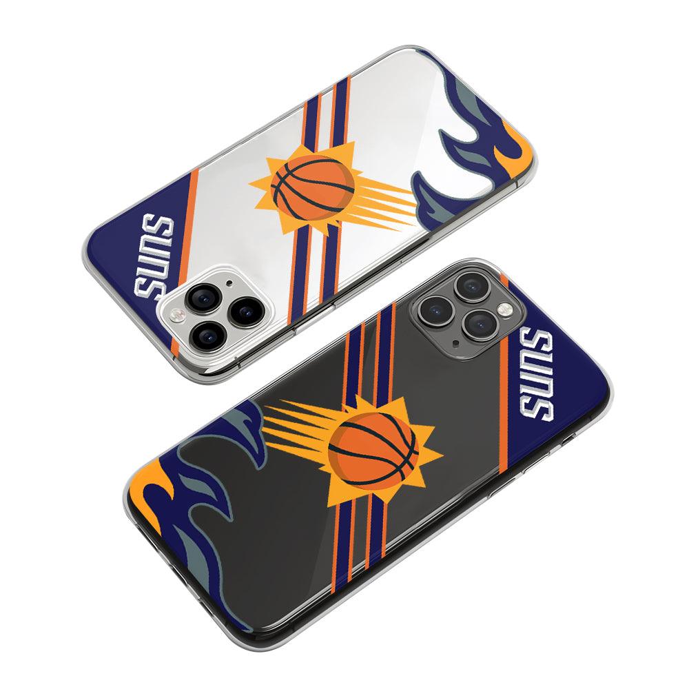 NBA Phoenix Suns Flame of Struggle Clear Soft Case-Oxvistore