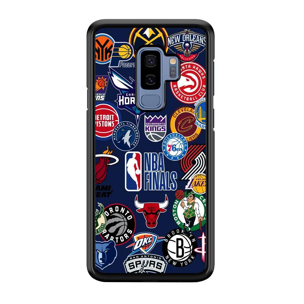NBA The Finals of Champion Samsung Galaxy S9 Plus Case-Rubber Black (2D Case)-Oxvistore