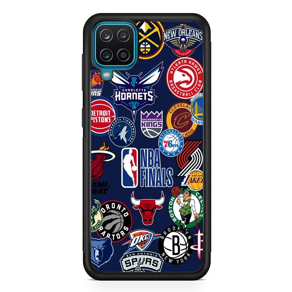 NBA The Finals of Champion Samsung Galaxy A12 Case-Rubber Black (2D Case)-Oxvistore