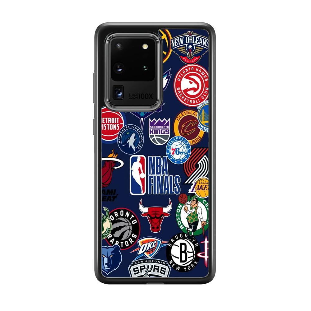 NBA The Finals of Champion Samsung Galaxy S20 Ultra Case-Rubber Black (2D Case)-Oxvistore