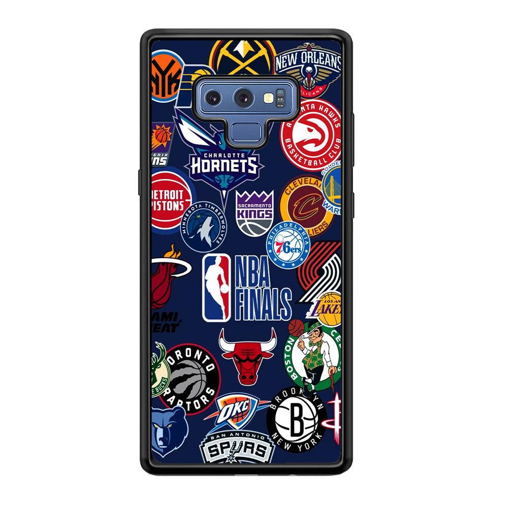 NBA The Finals of Champion Samsung Galaxy Note 9 Case-Rubber Black (2D Case)-Oxvistore