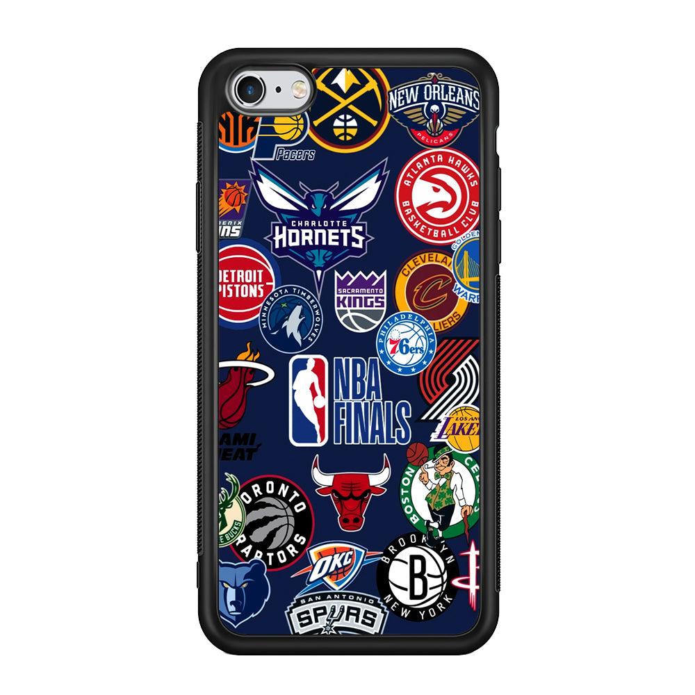 NBA The Finals of Champion iPhone 6 Plus | 6s Plus Case-Rubber Black (2D Case)-Oxvistore