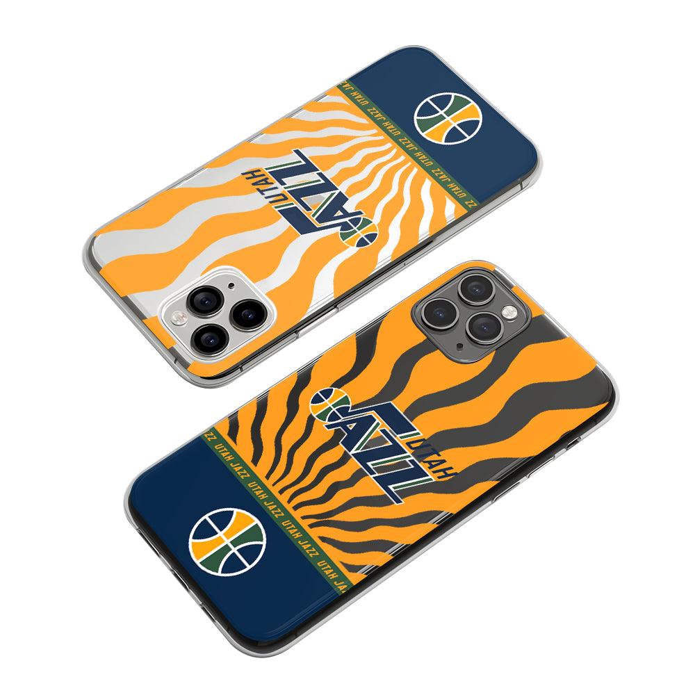 NBA Utah Jazz Golden Light Rising Clear Soft Case-Oxvistore