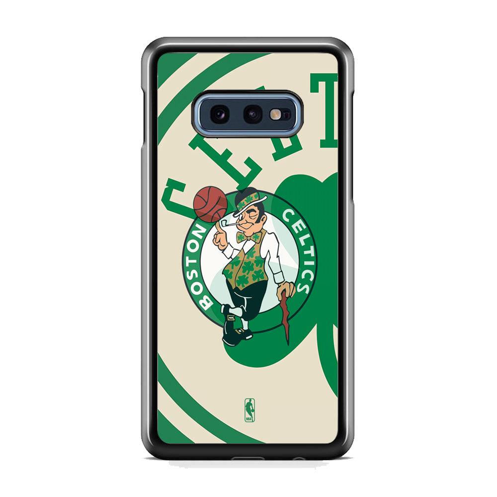 NBA Boston Celtics Part of Pride Samsung Galaxy S10E Case-Rubber White (2D Case)-Oxvistore