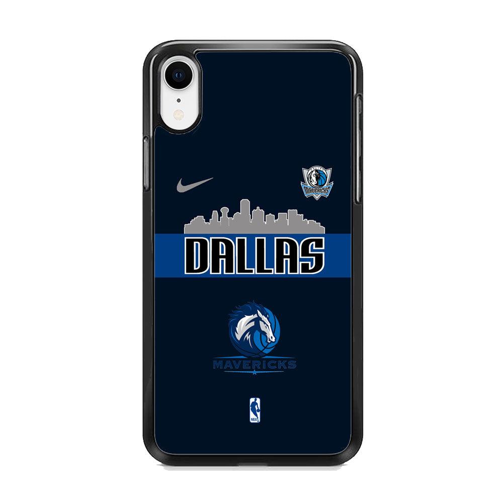 NBA Dallas Mavericks Jersey Exemplar iPhone XR Case-Rubber Black (2D Case)-Oxvistore