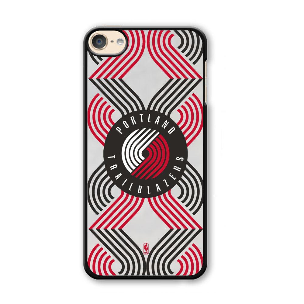 NBA Portland Trail Blazers Patern Logo iPod Touch 6 Case-Oxvistore