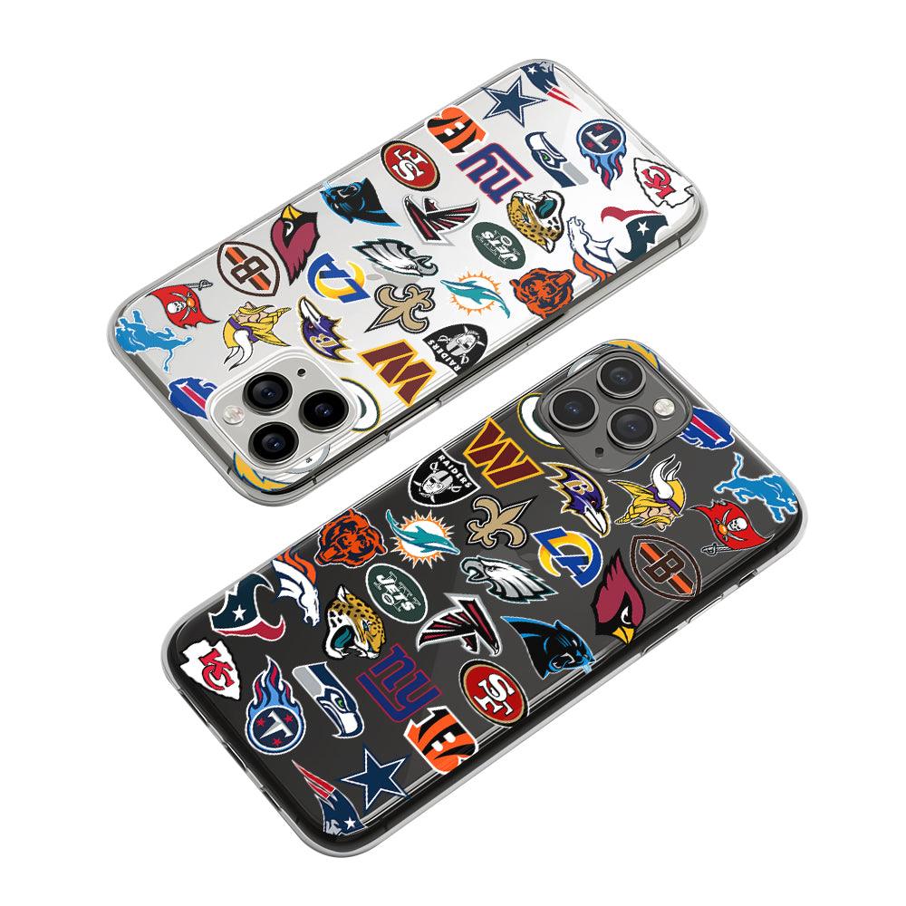 NFL All Team in Your Hand Clear Soft Case-Oxvistore
