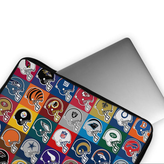 NFL Logo Helm Team Laptop Sleeve Protective Cover-Oxvistore