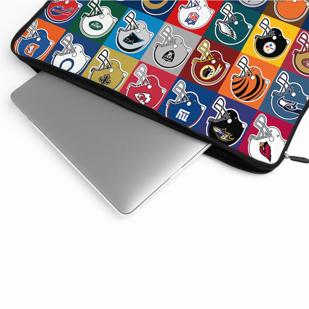 NFL Logo Helm Team Laptop Sleeve Protective Cover-Oxvistore