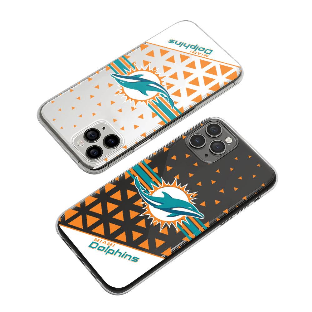 NFL Miami Dolphins Shine of Ocean Clear Soft Case-Oxvistore