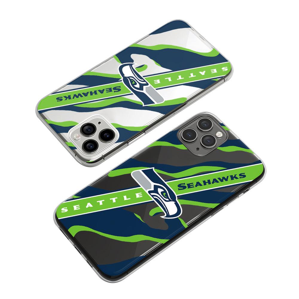NFL Seattle Seahawks Shadows of The Wind Clear Soft Case-Oxvistore