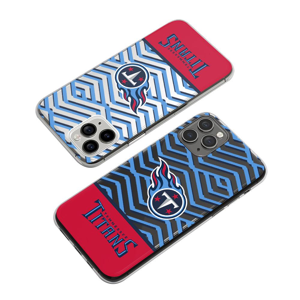 NFL Tennessee Titans Blue Sky Color Vibe Clear Soft Case-Oxvistore