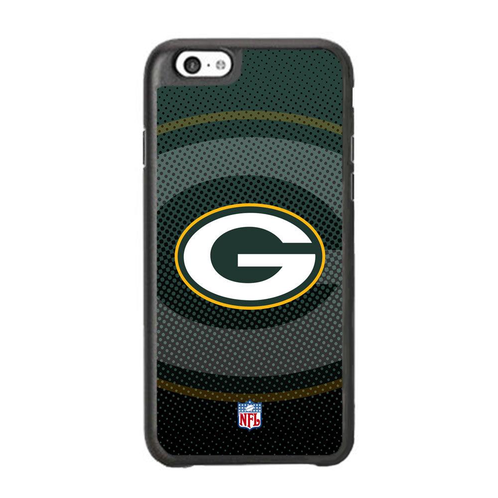 NFL Green Bay Packers Pattern of Banner iPhone 6 Plus | 6s Plus Case-Rubber Black (2D Case)-Oxvistore
