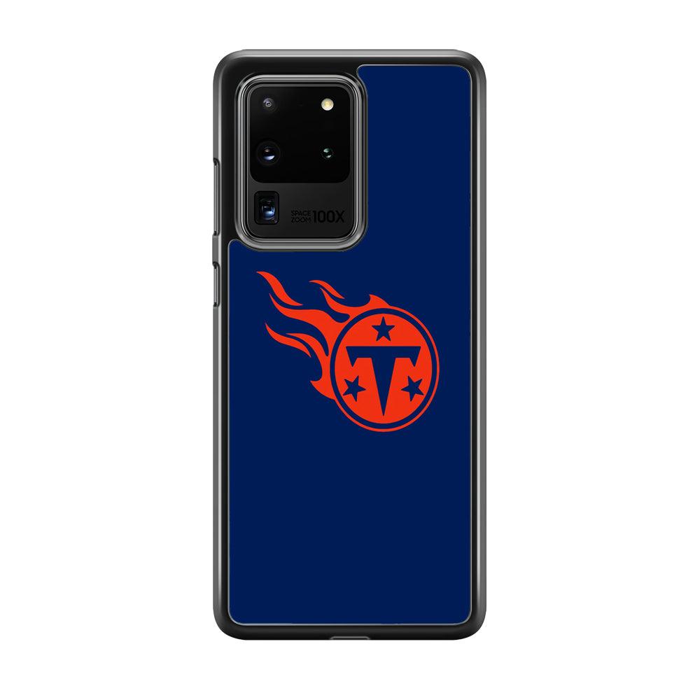 NFL Tennessee Titans 1999 Samsung Galaxy S20 Ultra Case-Rubber Black (2D Case)-Oxvistore