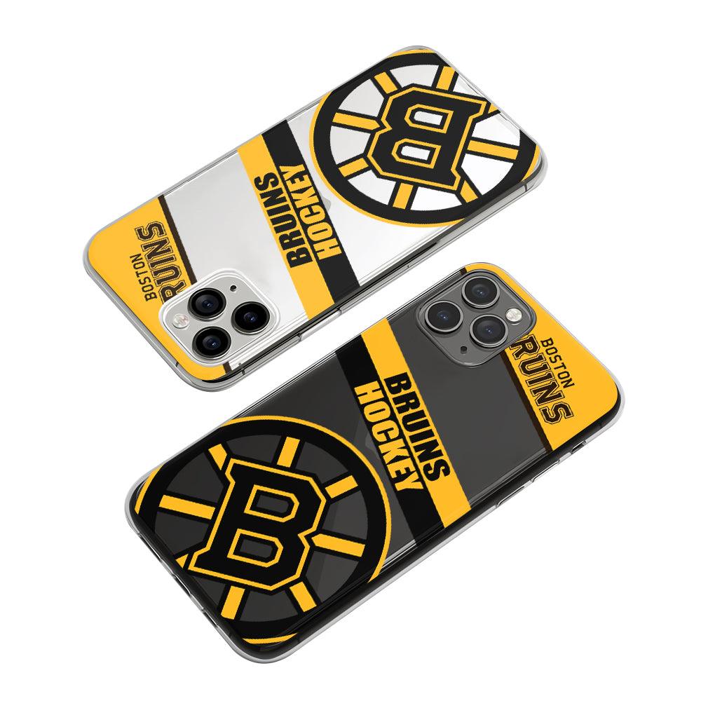 NHL Boston Bruins The Wheel of Progress Clear Soft Case-Oxvistore