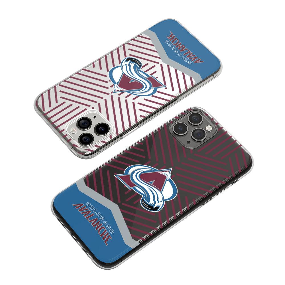 NHL Colorado Avalanche The Strong Current Clear Soft Case-Oxvistore