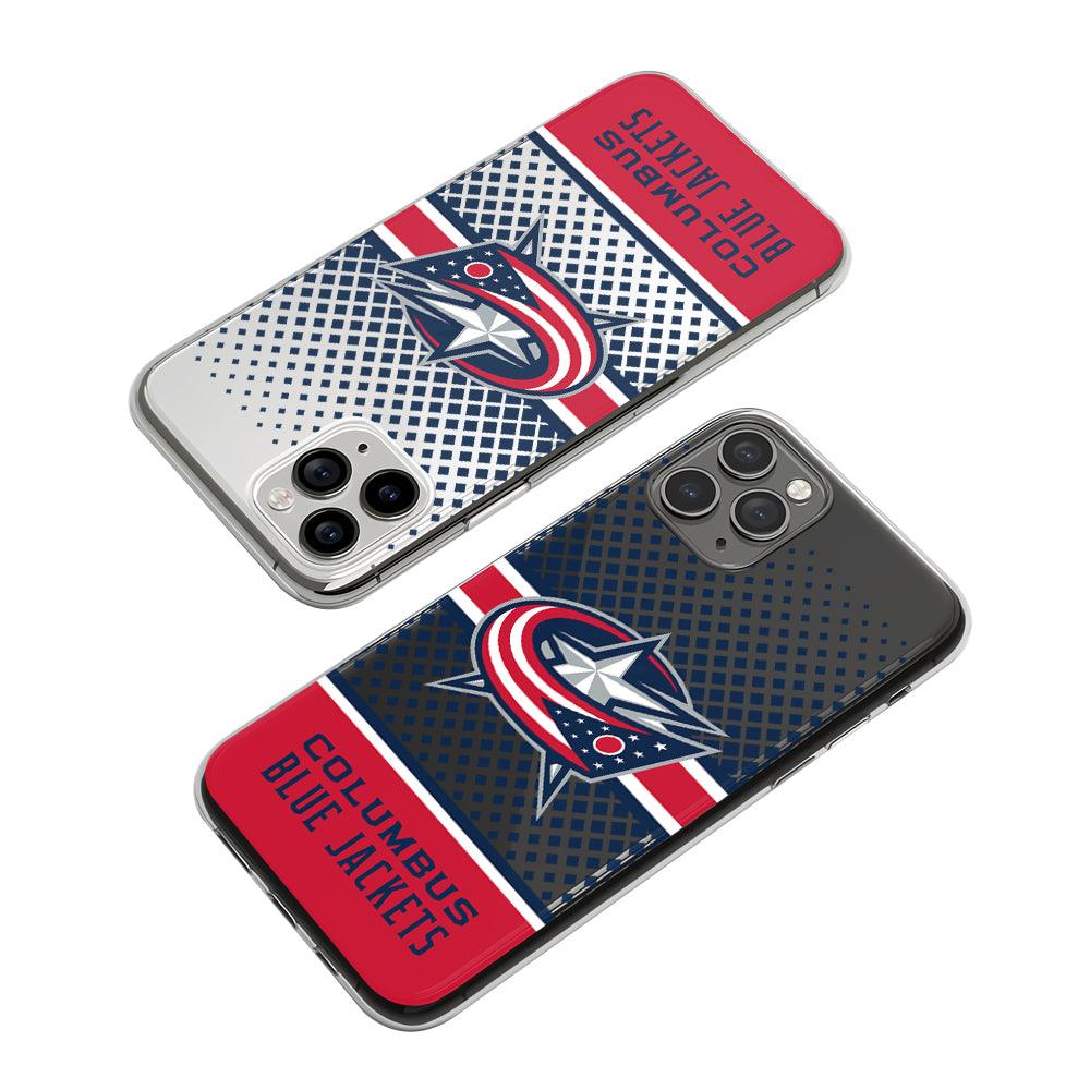 NHL Columbus Blue Jackets Gliding Bright Star Clear Soft Case-Oxvistore