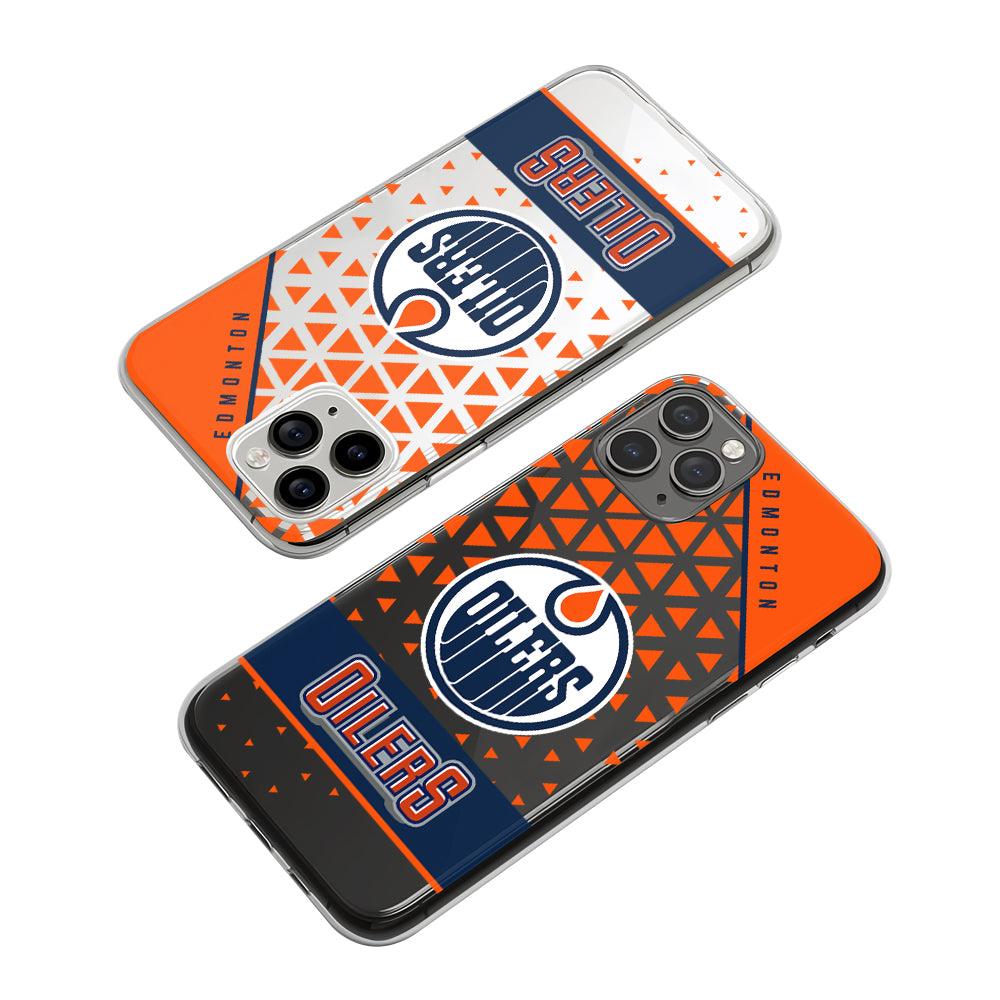 NHL Edmonton Oilers Strong and Powerful Clear Soft Case-Oxvistore