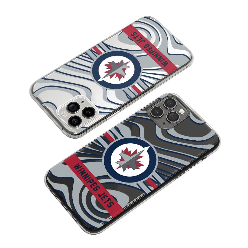 NHL Winnipeg Jets Air Shock Wave Clear Soft Case-Oxvistore