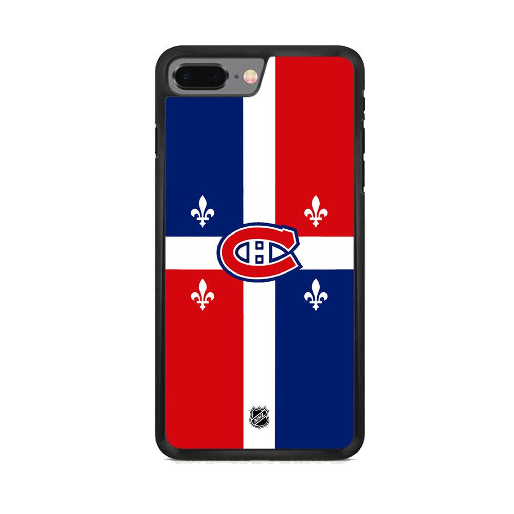 NHL Montreal Canadiens Fence of Glory iPhone 7 Plus Case-Rubber Black (2D Case)-Oxvistore
