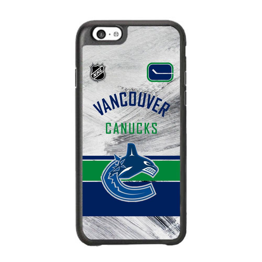 NHL Vancouver Canucks Taste of Jersey iPhone 6 Plus | 6s Plus Case-Rubber Black (2D Case)-Oxvistore