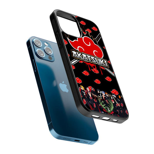 Naruto Akatsuki Squad 2D Rubber Phone Case-Oxvistore