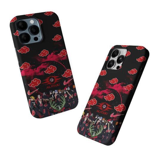 Naruto Akatsuki Troops 2 in 1 Tough Phone Case-Oxvistore