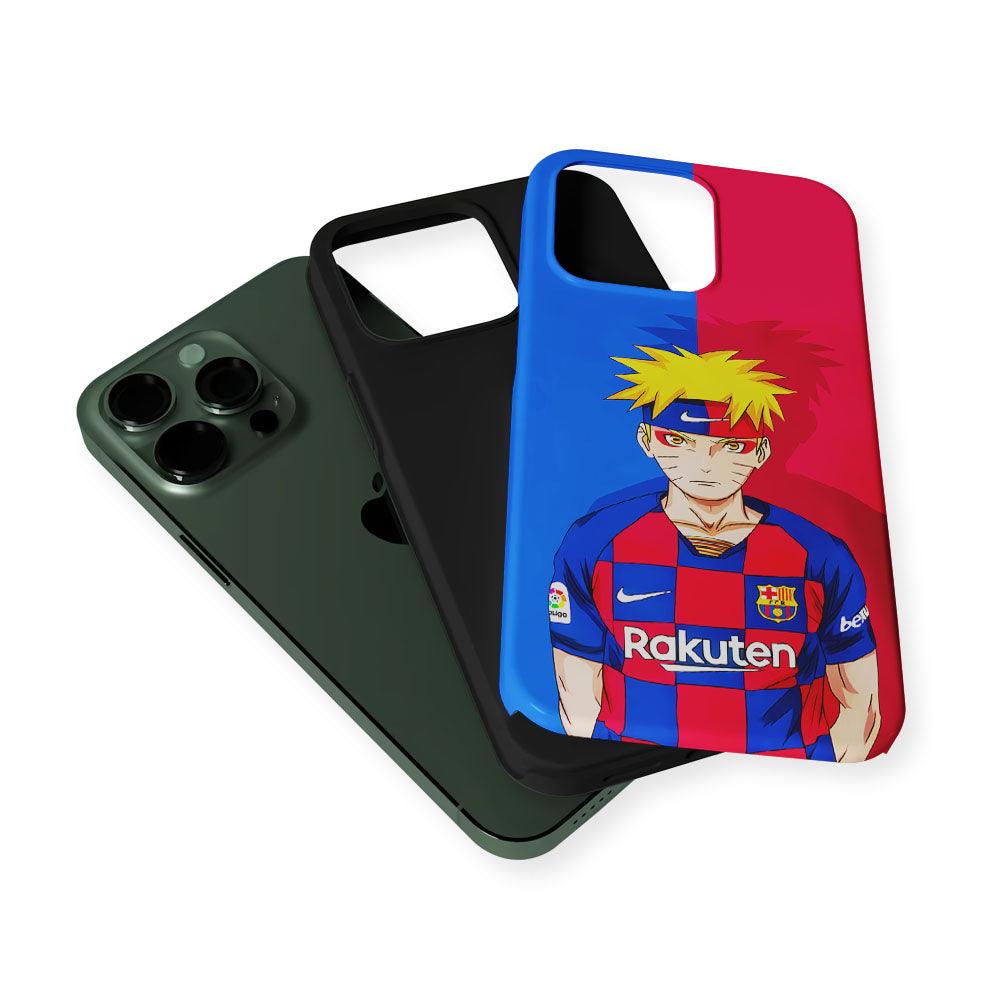 Naruto Barcelona Fc Jersey 2 in 1 Tough Phone Case-Oxvistore