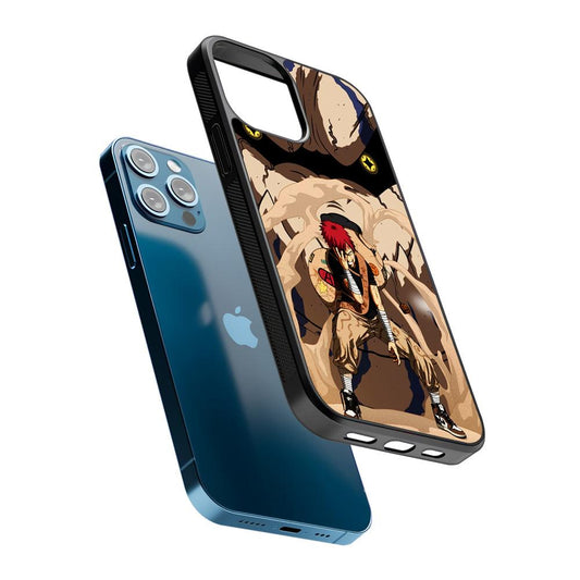 Naruto Gaara Of The Sand 2D Rubber Phone Case-Oxvistore