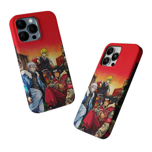 Naruto Hokage Hypebeast 2 in 1 Tough Phone Case-Oxvistore