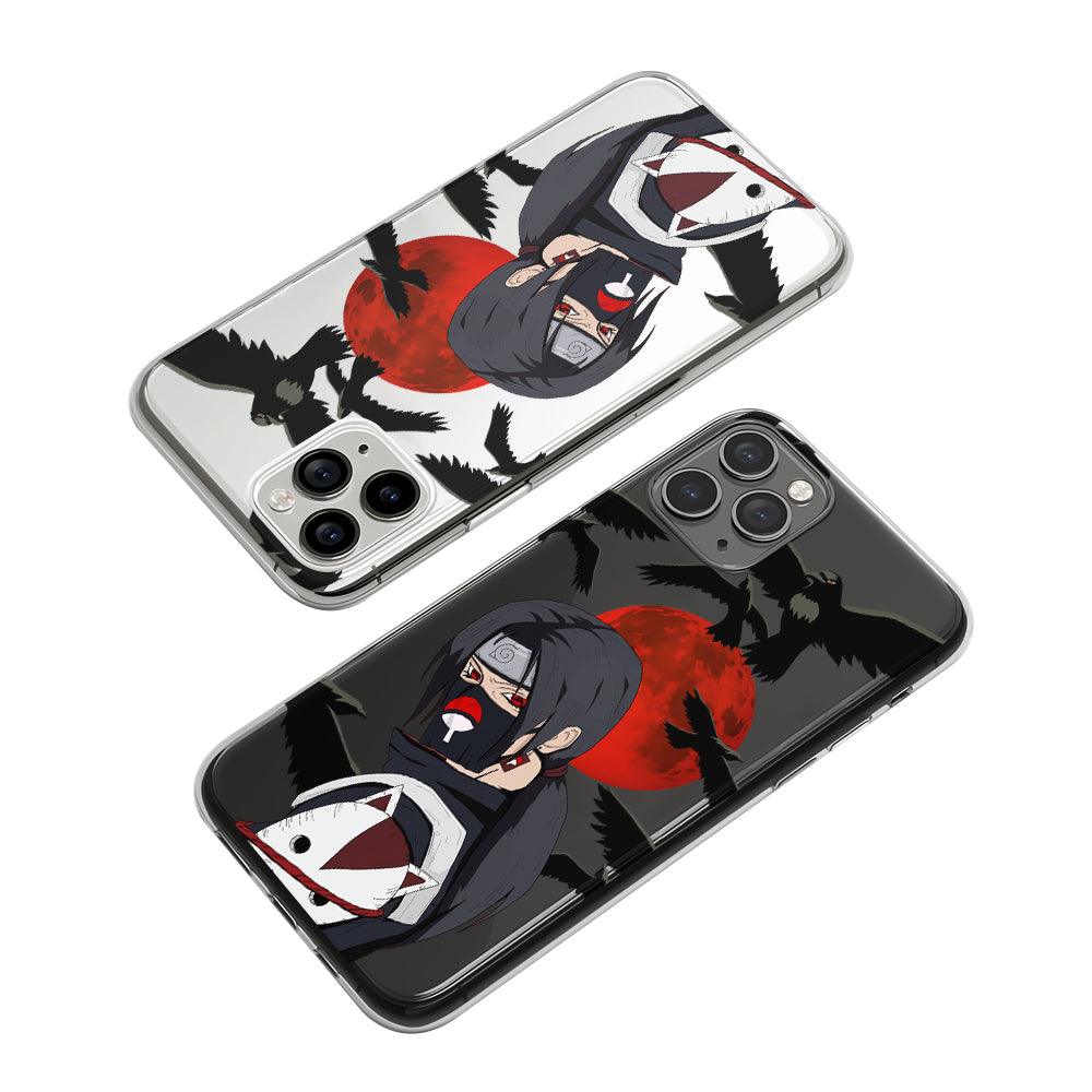 Naruto Itachi Anbu Knight of the Uchiha Clear Soft Case-Oxvistore