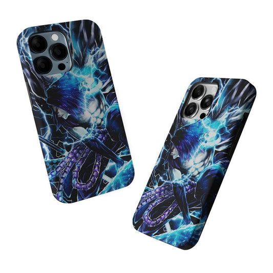 Naruto Sasuke Chidori Art 2 in 1 Tough Phone Case-Oxvistore