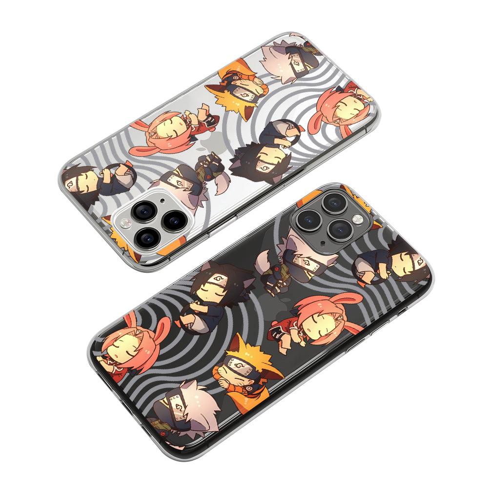 Naruto Team Seven Chibi Mode Clear Soft Case-Oxvistore