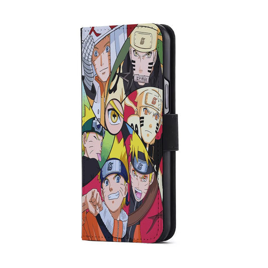 Naruto Uzumaki Transformation Flip Wallet Phone Case-Oxvistore