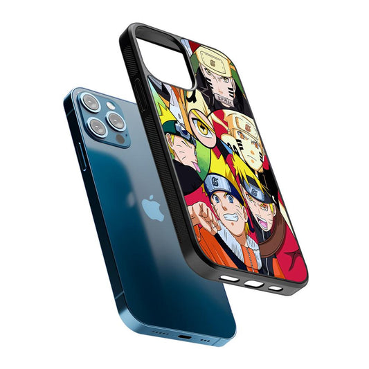 Naruto Uzumaki Transformation 2D Rubber Phone Case-Oxvistore