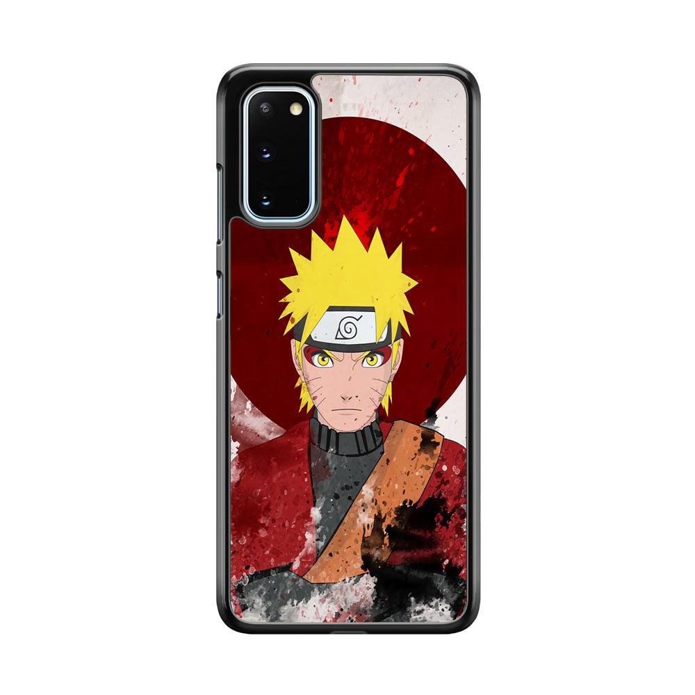Naruto Art of Senjutsu Samsung Galaxy S20 Case-Rubber Black (2D Case)-Oxvistore