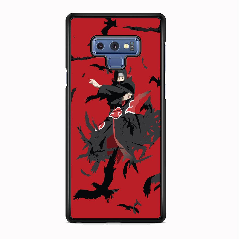 Naruto Kuchiyose of Itachi Samsung Galaxy Note 9 Case-Rubber White (2D Case)-Oxvistore