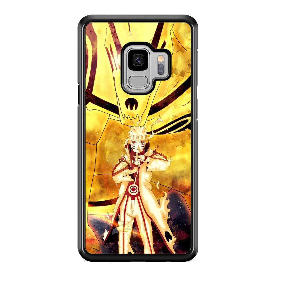 Naruto The Partner Samsung Galaxy S9 Case-Rubber White (2D Case)-Oxvistore