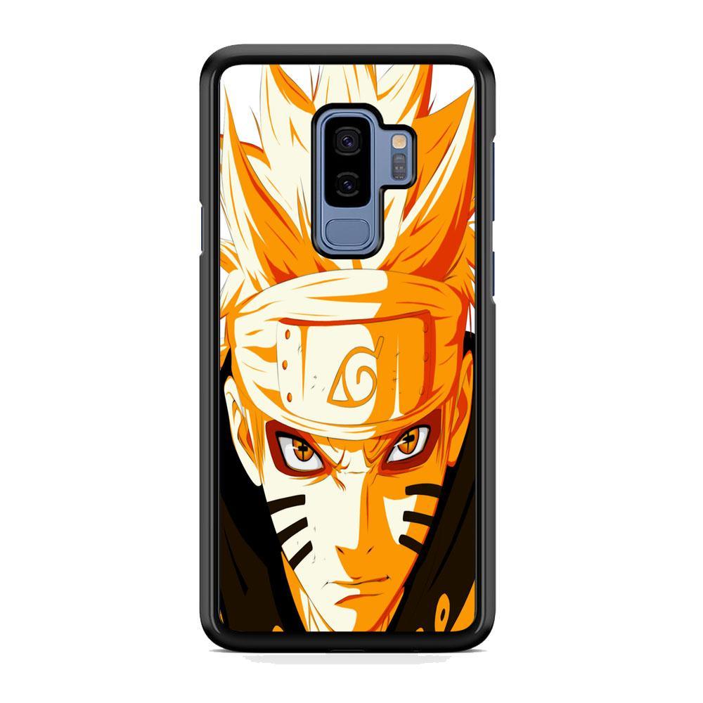 Naruto Will Turn Into Kyubi Samsung Galaxy S9 Plus Case-Rubber Black (2D Case)-Oxvistore