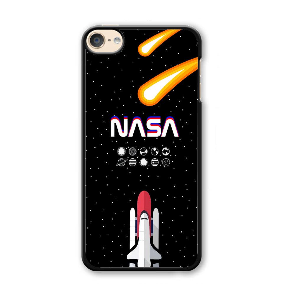 Nasa Aerospace Launch iPod Touch 6 Case-Plastic Black (2D Case)-Oxvistore