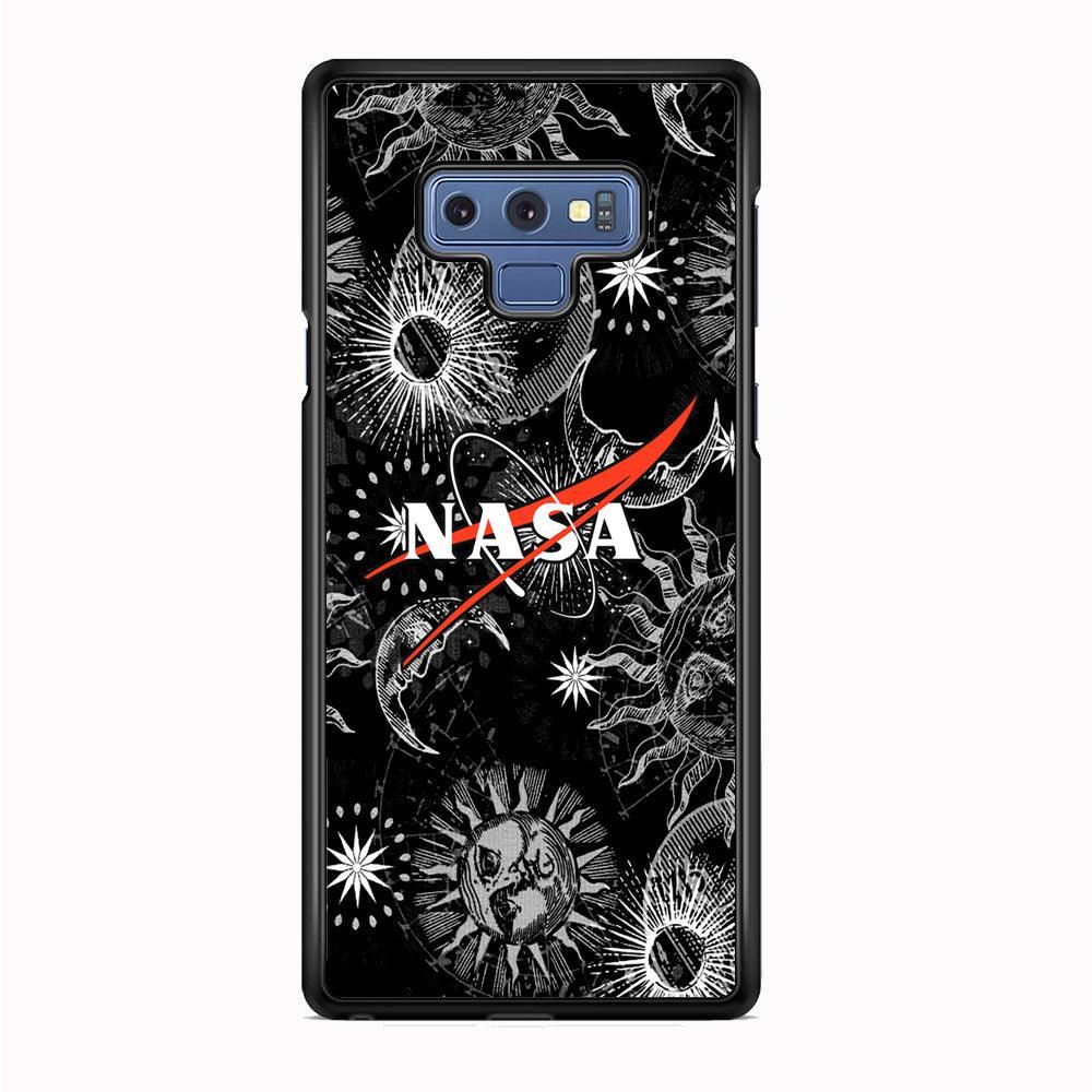 Nasa Astronomy Introduction Samsung Galaxy Note 9 Case-Rubber Black (2D Case)-Oxvistore