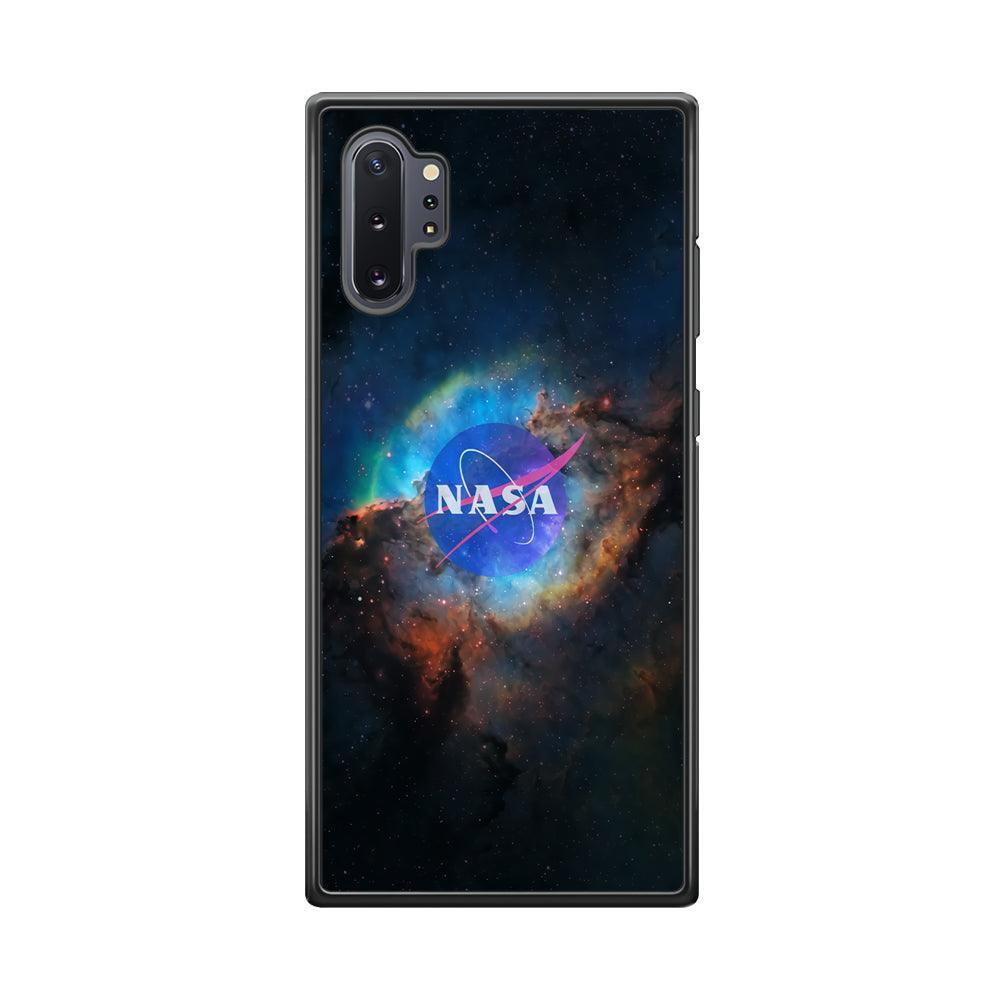 Nasa Light Splash Samsung Galaxy Note 10 Plus Case-Rubber Black (2D Case)-Oxvistore