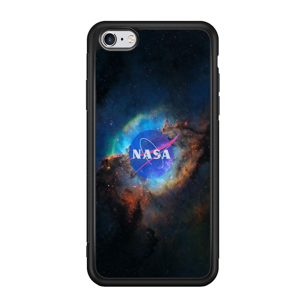Nasa Light Splash iPhone 6 Plus | 6s Plus Case-Rubber Black (2D Case)-Oxvistore