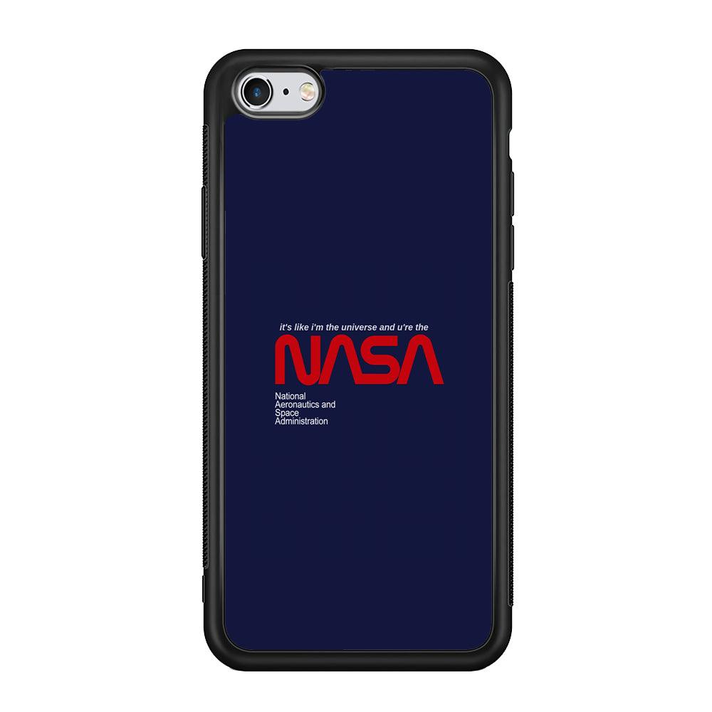 Nasa Like The Universe iPhone 6 Plus | 6s Plus Case-Rubber Black (2D Case)-Oxvistore
