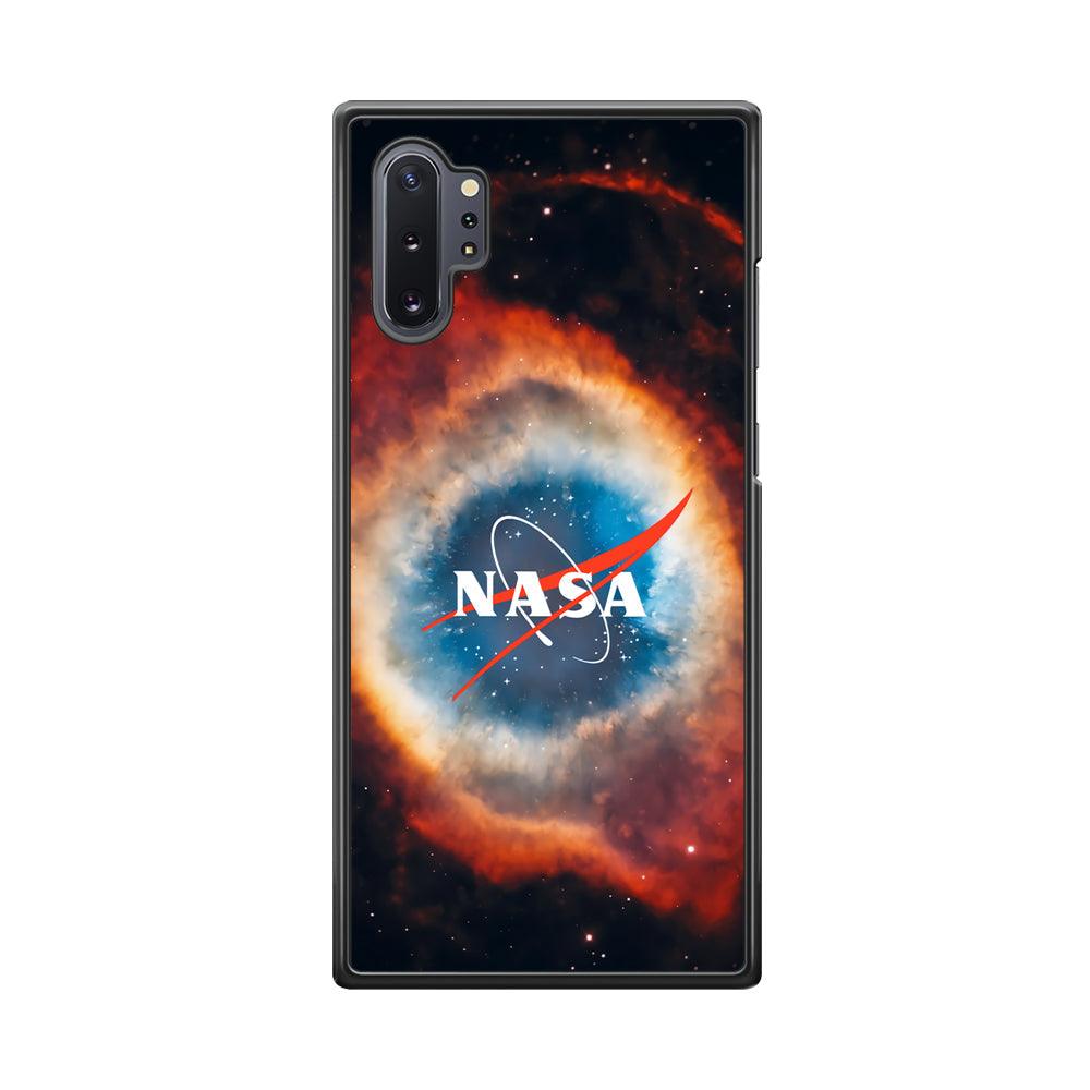 Nasa Nebula Samsung Galaxy Note 10 Plus Case-Rubber Black (2D Case)-Oxvistore