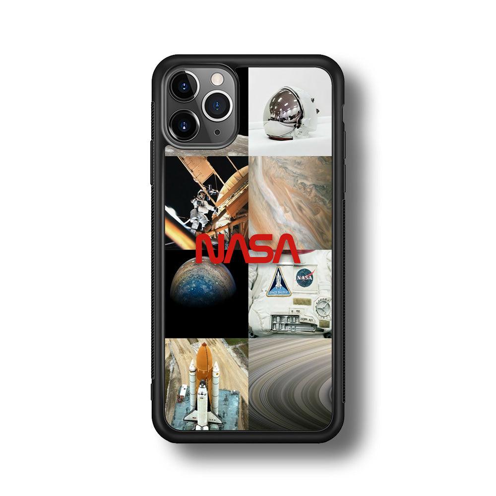 Nasa Partner In The Sky iPhone 11 Pro Max Case-Rubber Black (2D Case)-Oxvistore