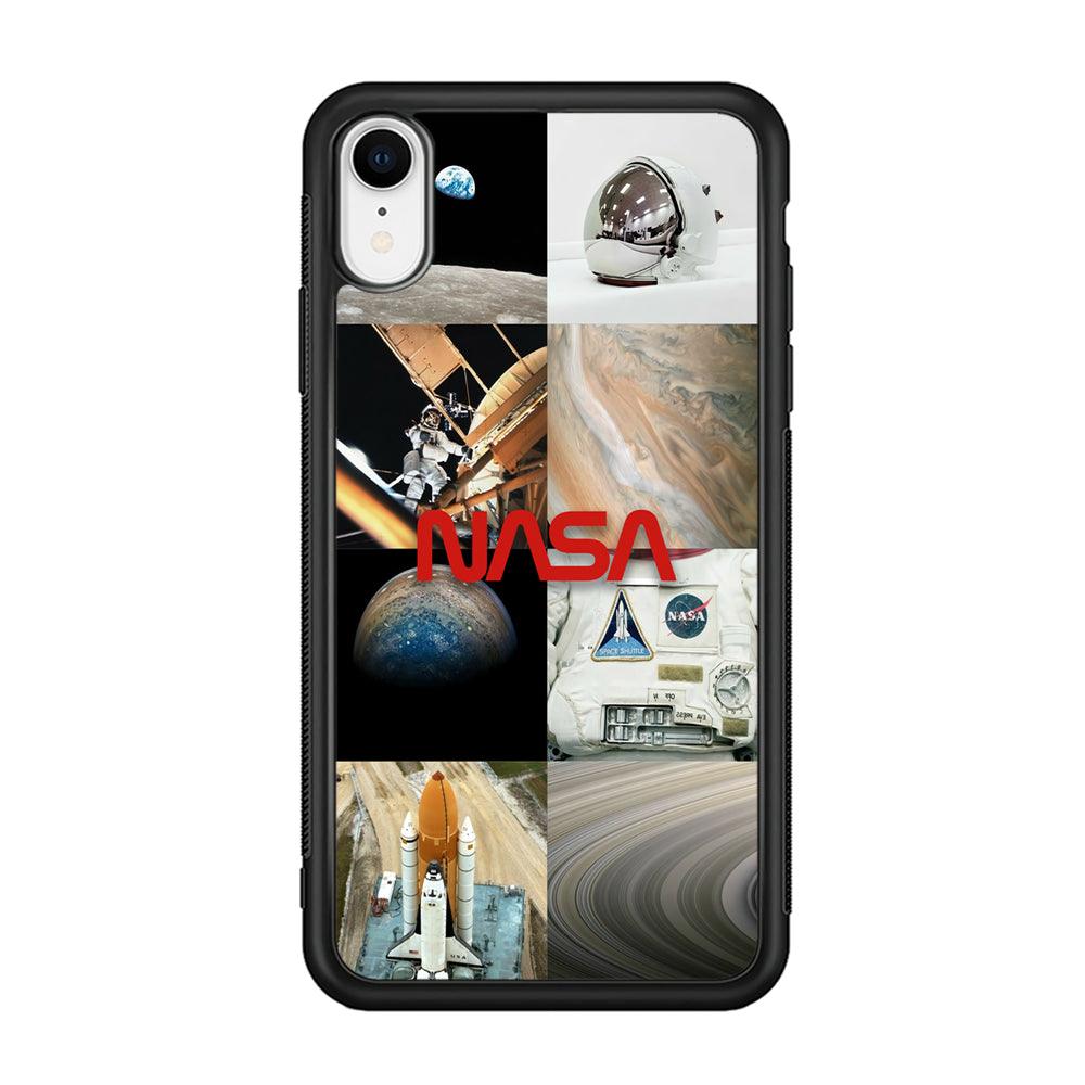 Nasa Partner In The Sky iPhone XR Case-Rubber Black (2D Case)-Oxvistore