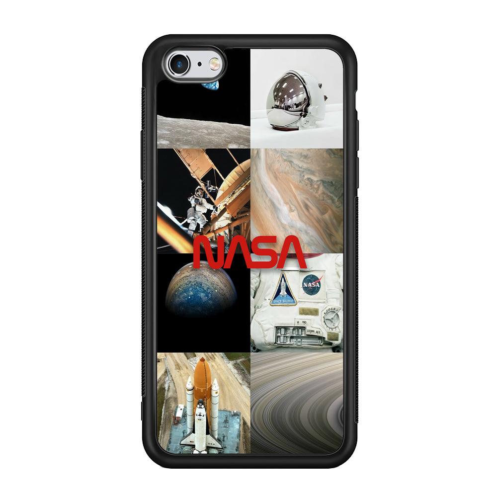 Nasa Partner In The Sky iPhone 6 Plus | 6s Plus Case-Rubber Black (2D Case)-Oxvistore